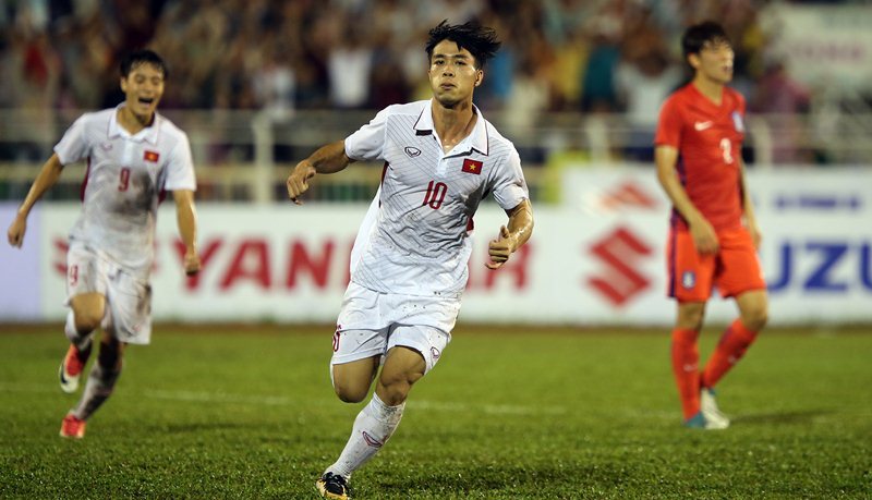 Nguyễn Công Phượng từng ghi bàn vào lưới U23 Hàn Quốc